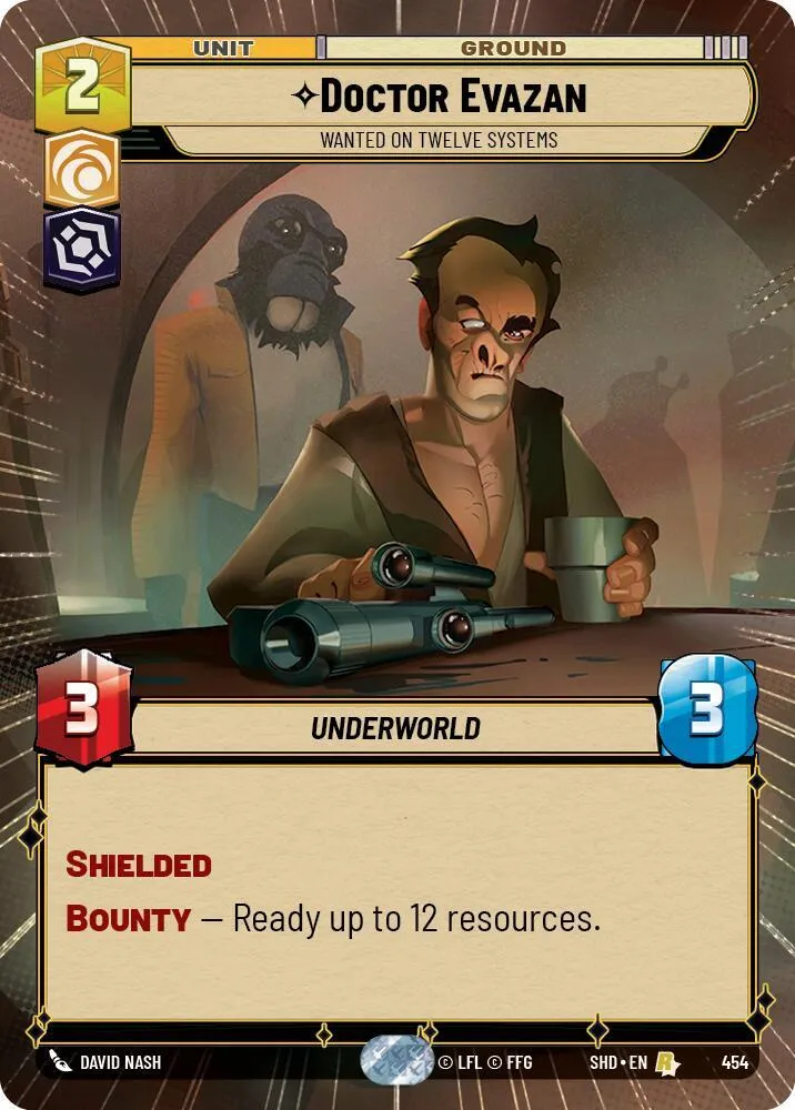 Docteur Evazan - Recherché Dans Douze Systèmes — Shadows of the Galaxy — Star Wars: Unlimited