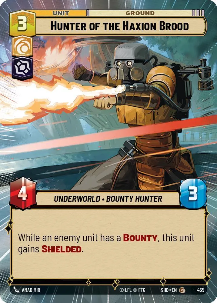 Chasseur de la Nuée d'Haxion from Shadows of the Galaxy - Star Wars: Unlimited