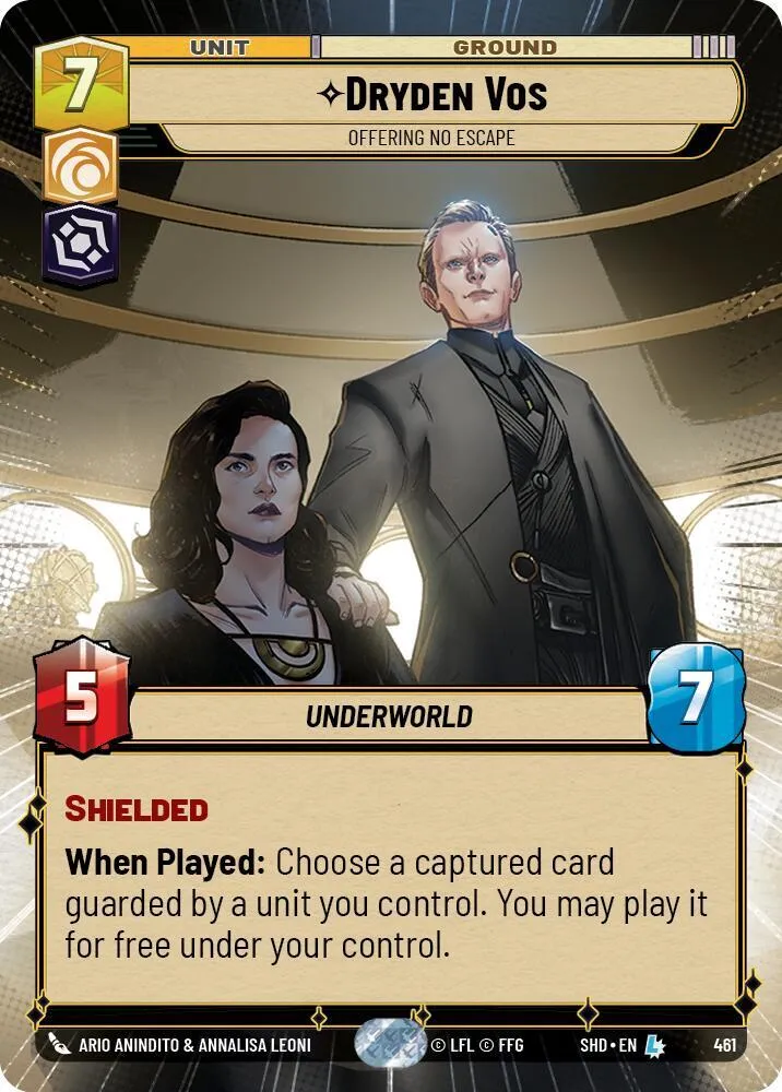 Dryden Vos - Offering No Escape — Shadows of the Galaxy — Star Wars: Unlimited