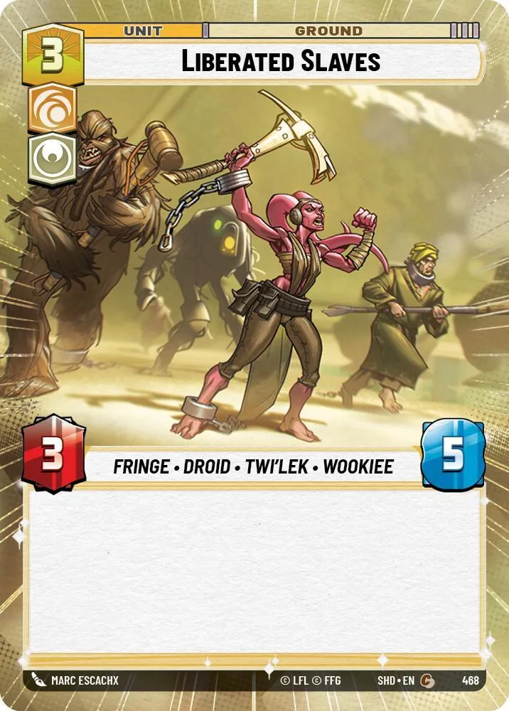 Liberated Slaves — Shadows of the Galaxy — Star Wars: Unlimited