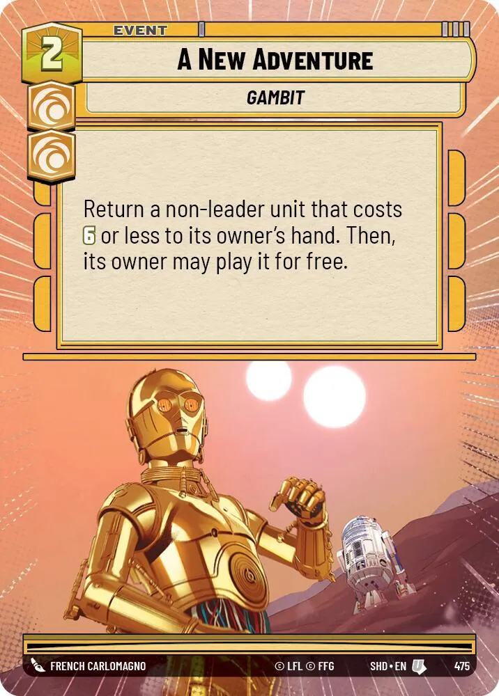 A New Adventure — Shadows of the Galaxy — Star Wars: Unlimited