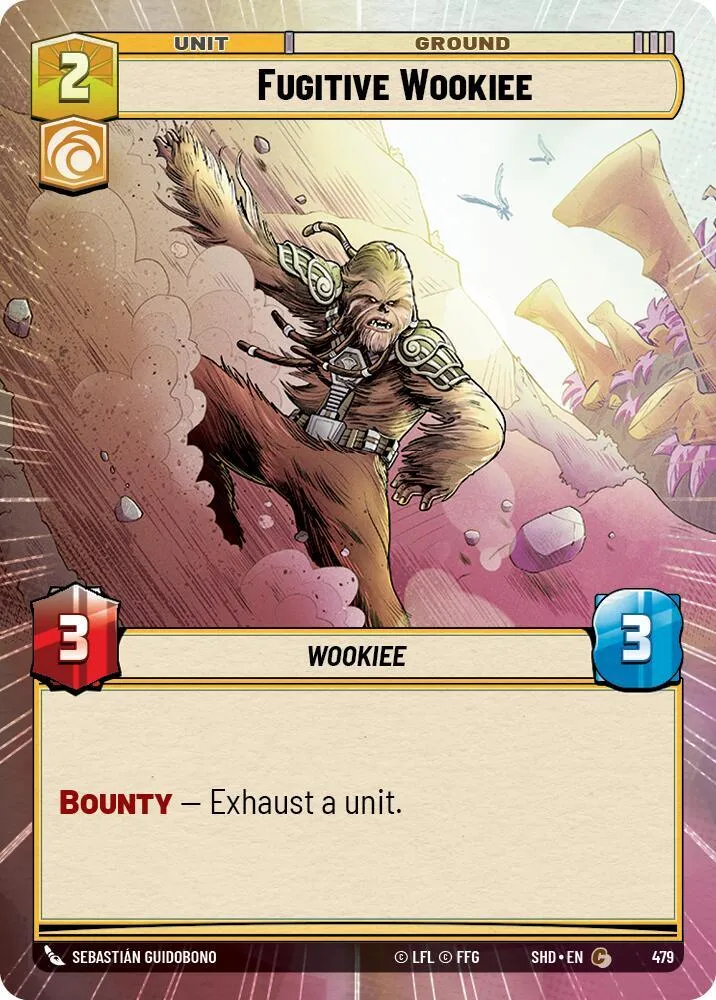Fugitive Wookiee — Shadows of the Galaxy — Star Wars: Unlimited