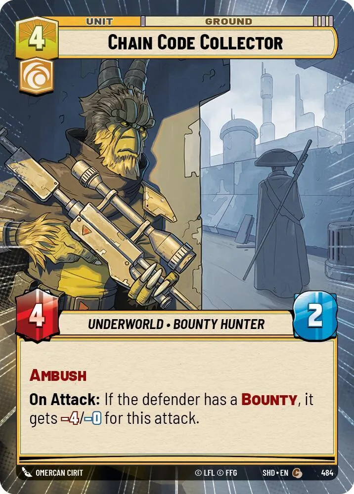 Chain Code Collector — Shadows of the Galaxy — Star Wars: Unlimited