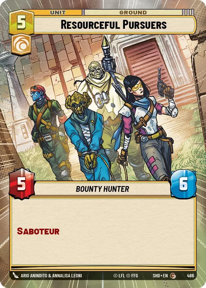 Resourceful Pursuers — Shadows of the Galaxy — Star Wars: Unlimited