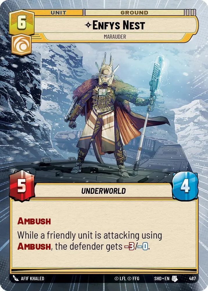 Enfys Nest - Marauder from Shadows of the Galaxy - Star Wars: Unlimited