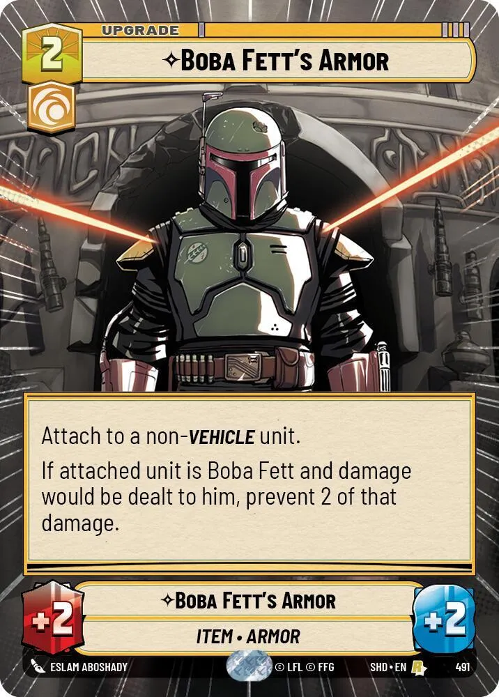 Boba Fett's Armor — Shadows of the Galaxy — Star Wars: Unlimited
