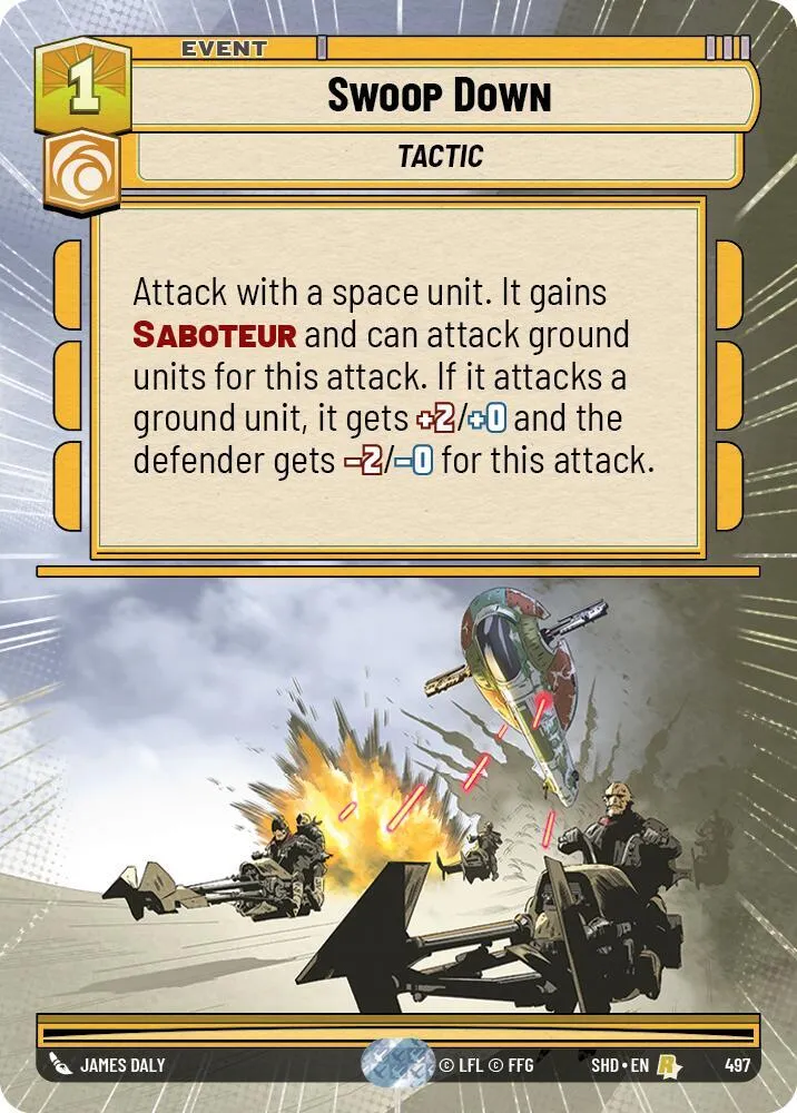 Descente en Piqué — Shadows of the Galaxy — Star Wars: Unlimited