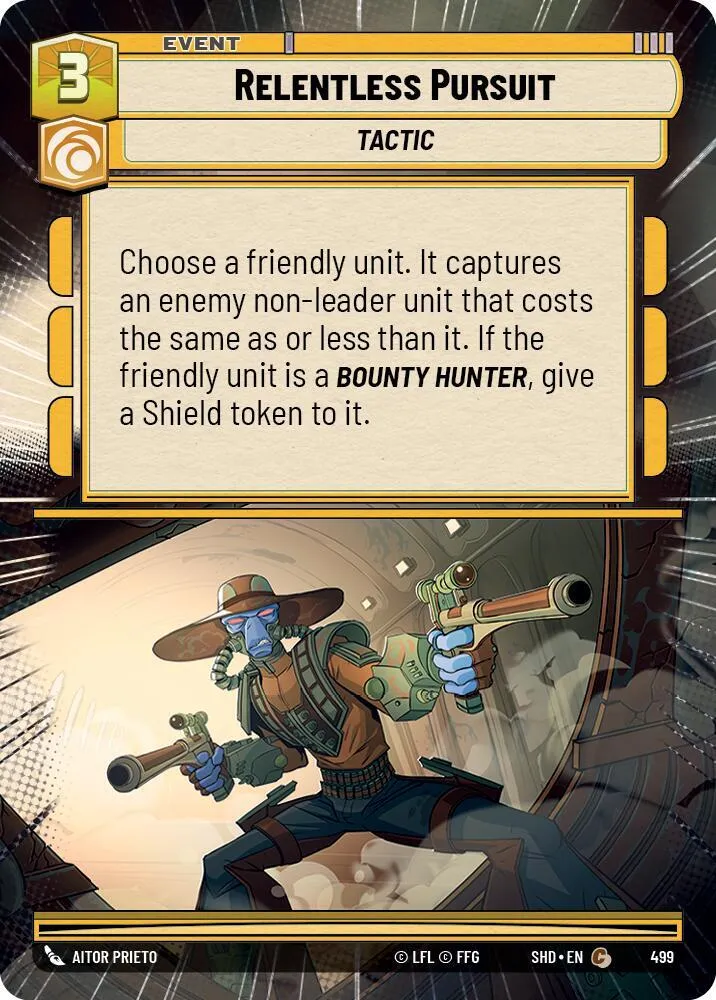 Poursuite Acharnée — Shadows of the Galaxy — Star Wars: Unlimited