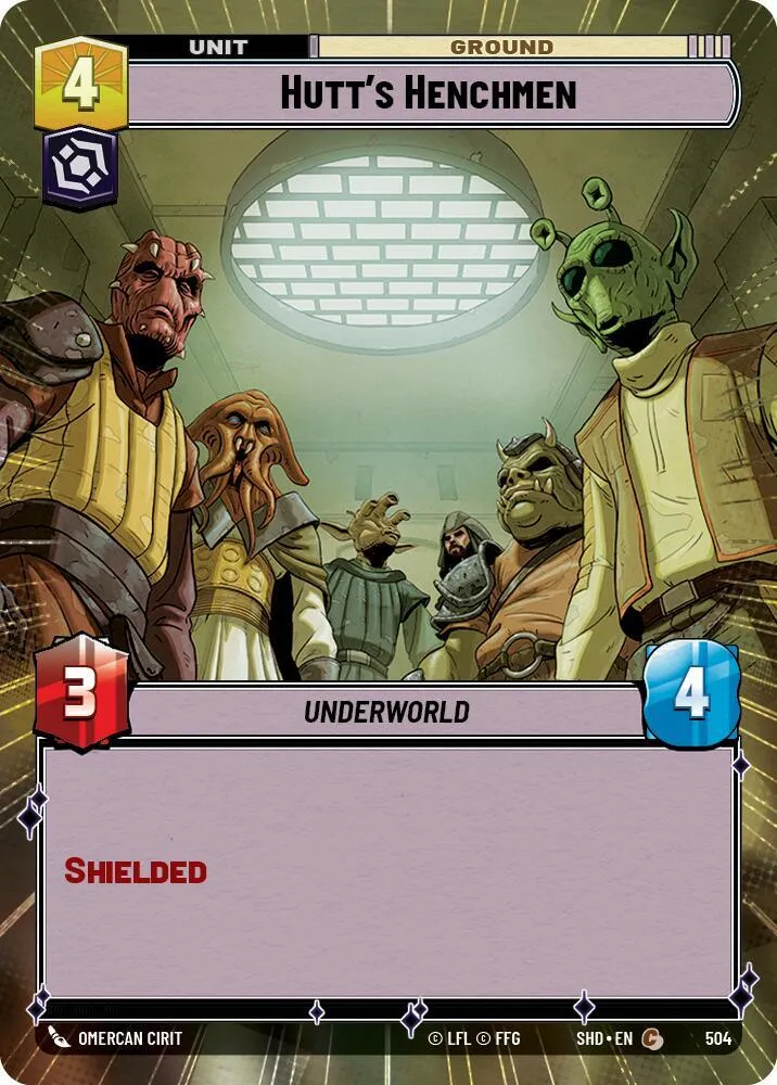 Sbires des Hutt — Shadows of the Galaxy — Star Wars: Unlimited