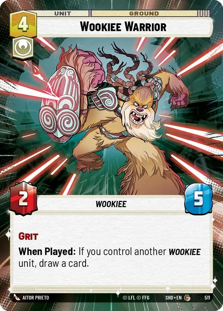 Wookiee Warrior — Shadows of the Galaxy — Star Wars: Unlimited