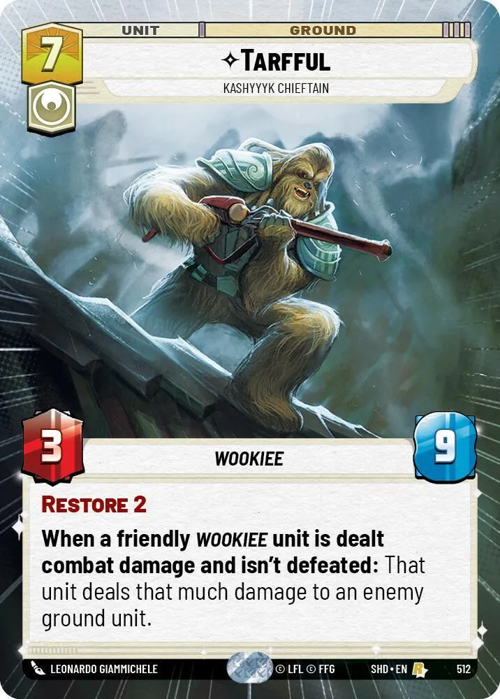 Tarfful - Leader De Kashyyyk — Shadows of the Galaxy — Star Wars: Unlimited