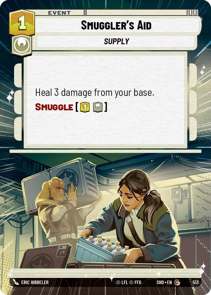 Aide des Contrebandiers — Shadows of the Galaxy — Star Wars: Unlimited
