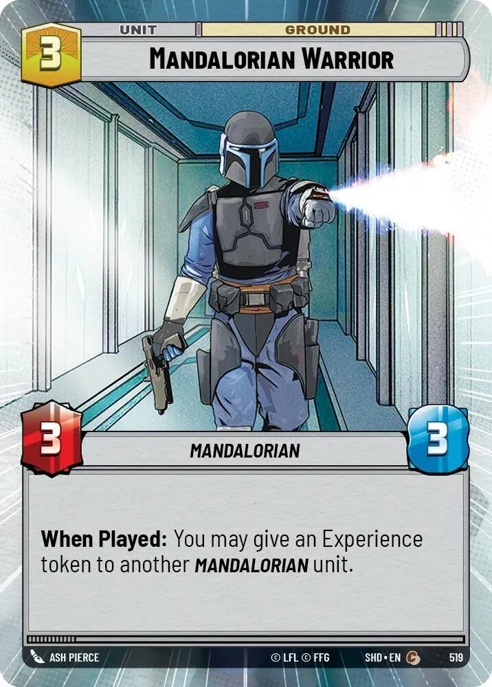 Guerrier Mandalorien — Shadows of the Galaxy — Star Wars: Unlimited