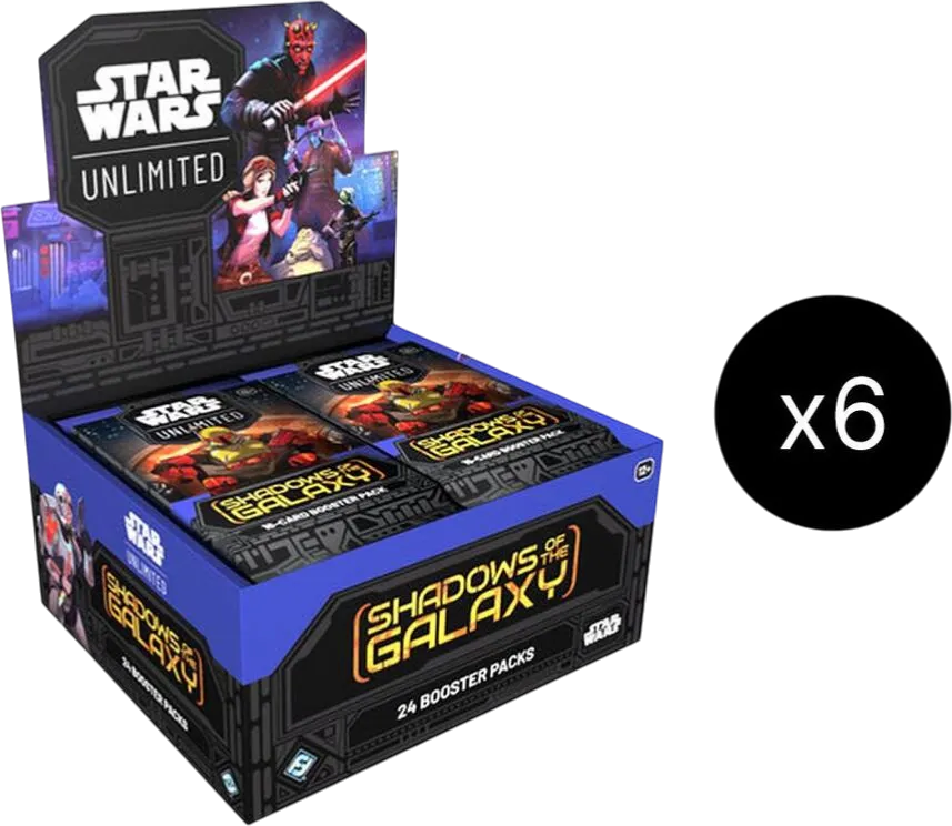 Case de 6 displays Ombres de la Galaxie — Shadows of the Galaxy — Star Wars: Unlimited