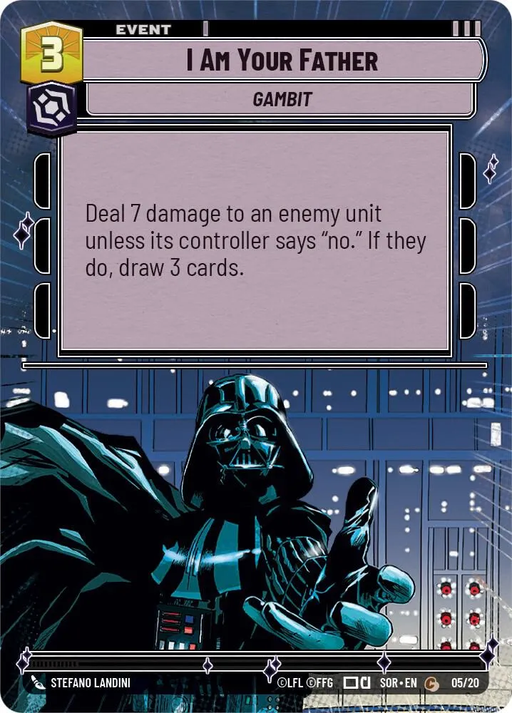I Am Your Father — Spark of Rebellion: Weekly Play Promos — Star Wars: Unlimited