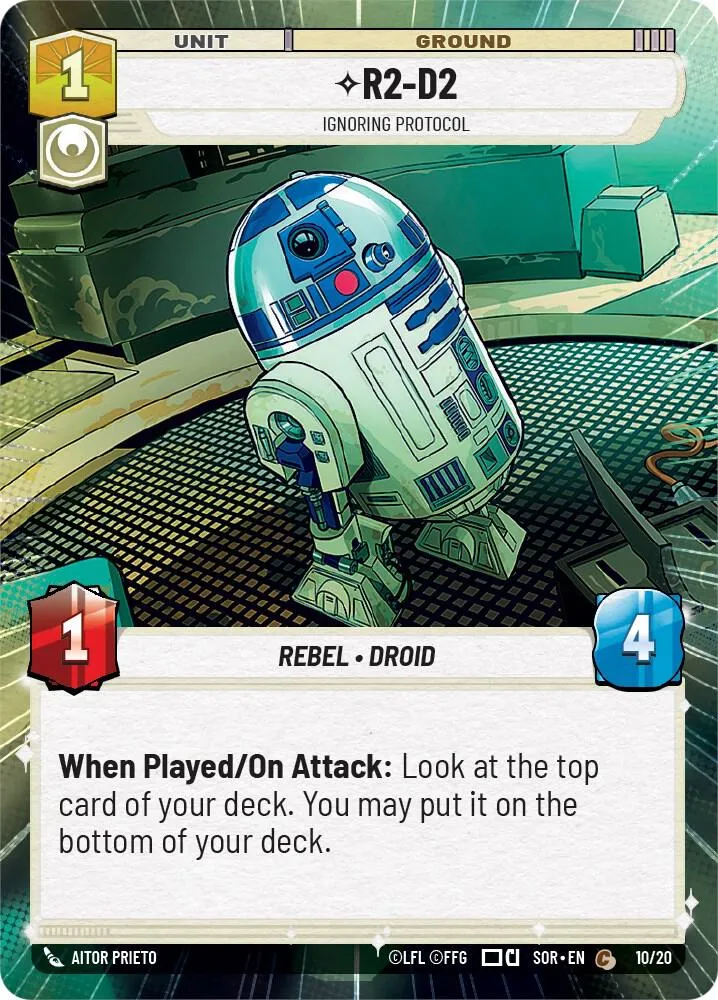 R2-D2 - Ignoring Protocol — Spark of Rebellion: Weekly Play Promos — Star Wars: Unlimited