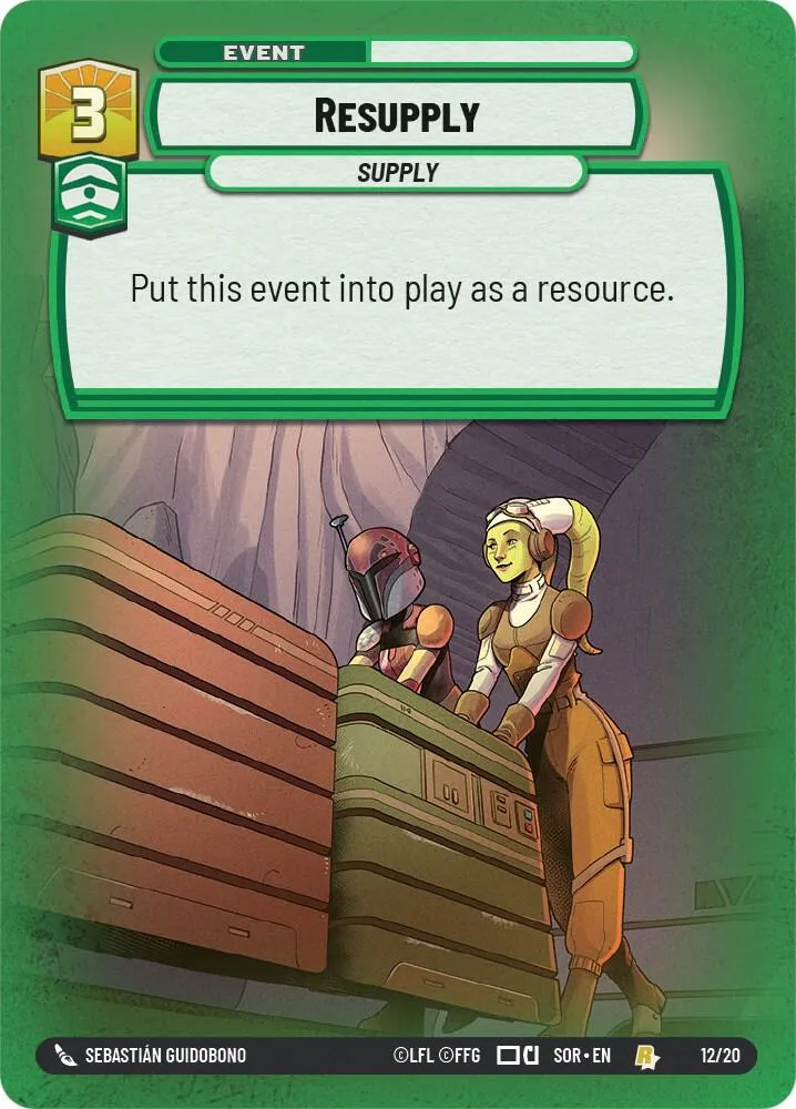 Réapprovisionnement — Spark of Rebellion: Weekly Play Promos — Star Wars: Unlimited