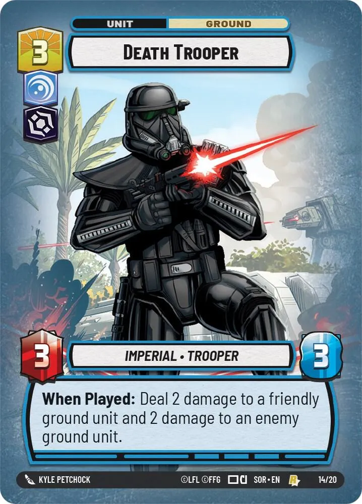 Death Trooper — Spark of Rebellion: Weekly Play Promos — Star Wars: Unlimited