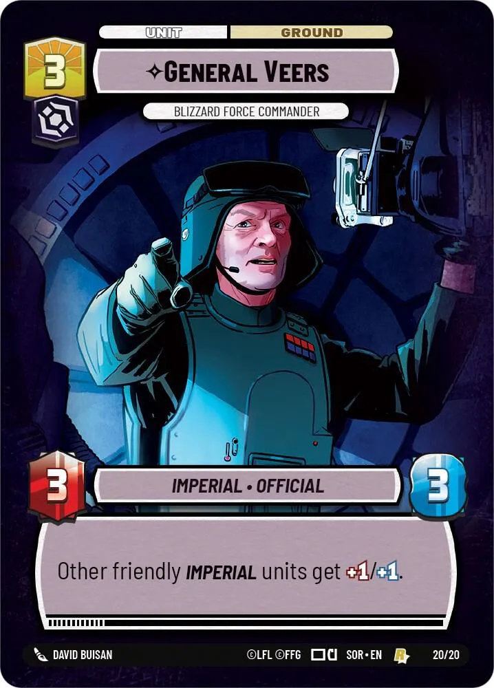General Veers - Blizzard Force Commander from Spark of Rebellion: Weekly Play Promos - Star Wars: Unlimited