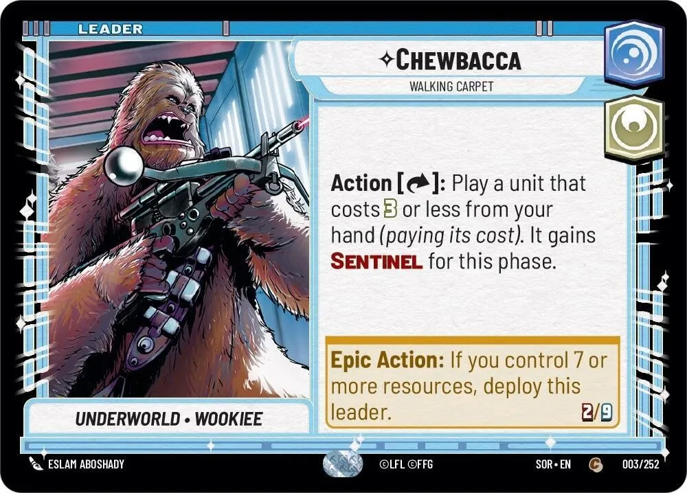 Chewbacca - Walking Carpet — Spark of Rebellion — Star Wars: Unlimited