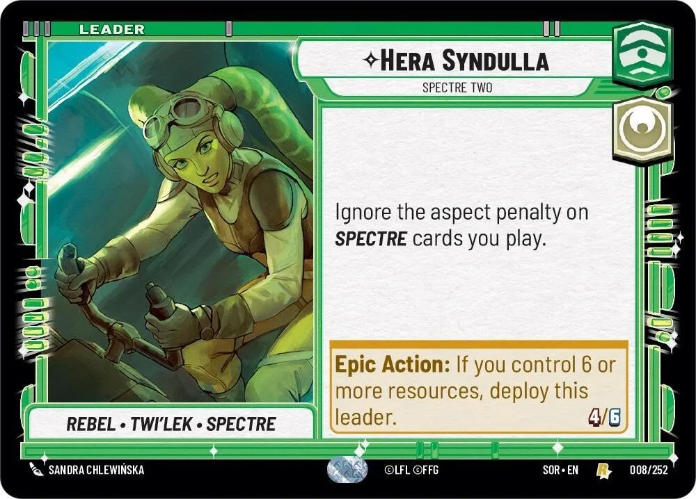 Hera Syndulla - Spectre Two — Spark of Rebellion — Star Wars: Unlimited