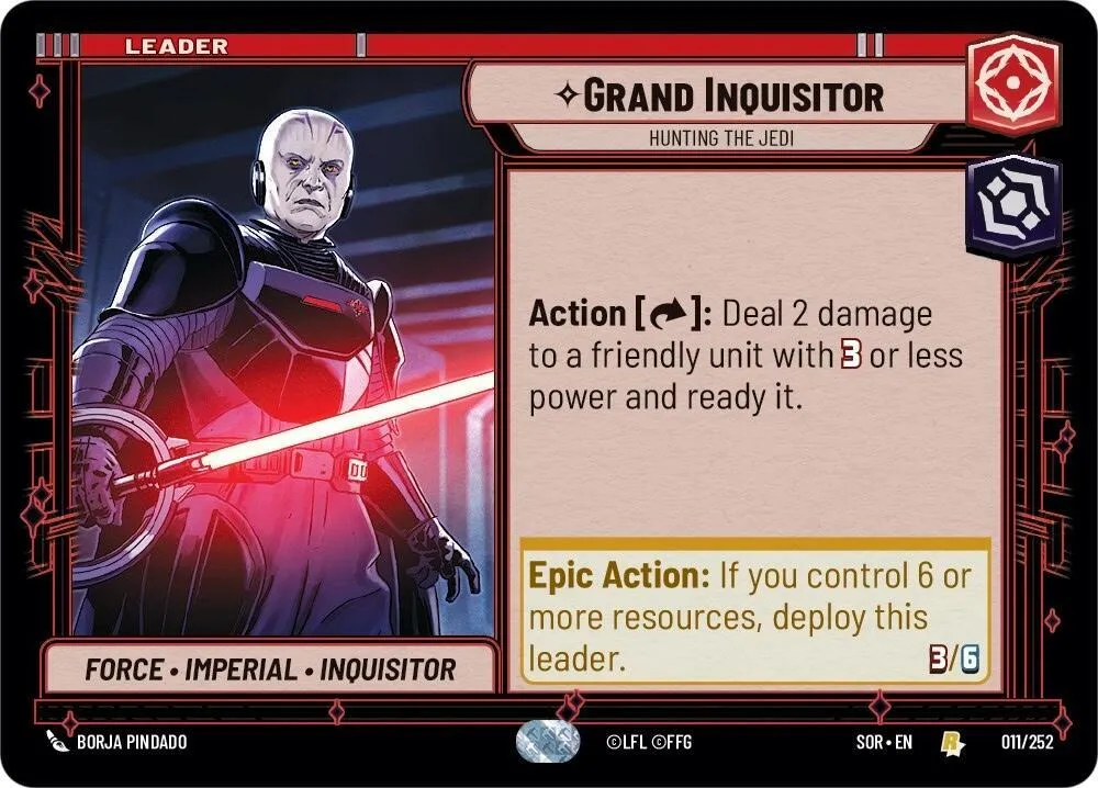 Grand Inquisiteur - Traqueur De Jedi — Spark of Rebellion — Star Wars: Unlimited