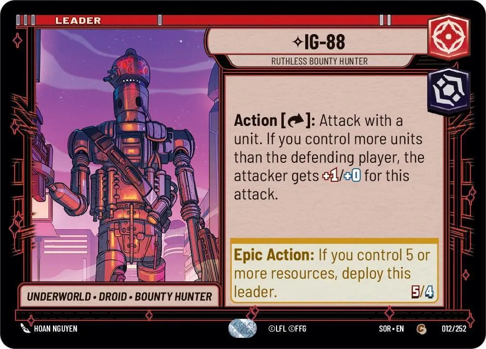 IG-88 - Ruthless Bounty Hunter — Spark of Rebellion — Star Wars: Unlimited