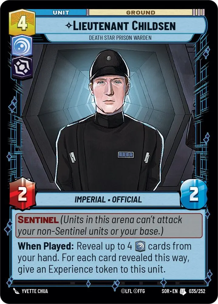 Lieutenant Childsen - Death Star Prison Warden — Spark of Rebellion — Star Wars: Unlimited