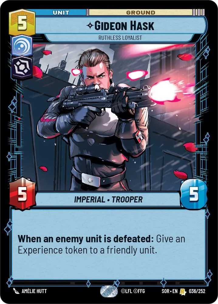 Gideon Hask - Ruthless Loyalist — Spark of Rebellion — Star Wars: Unlimited