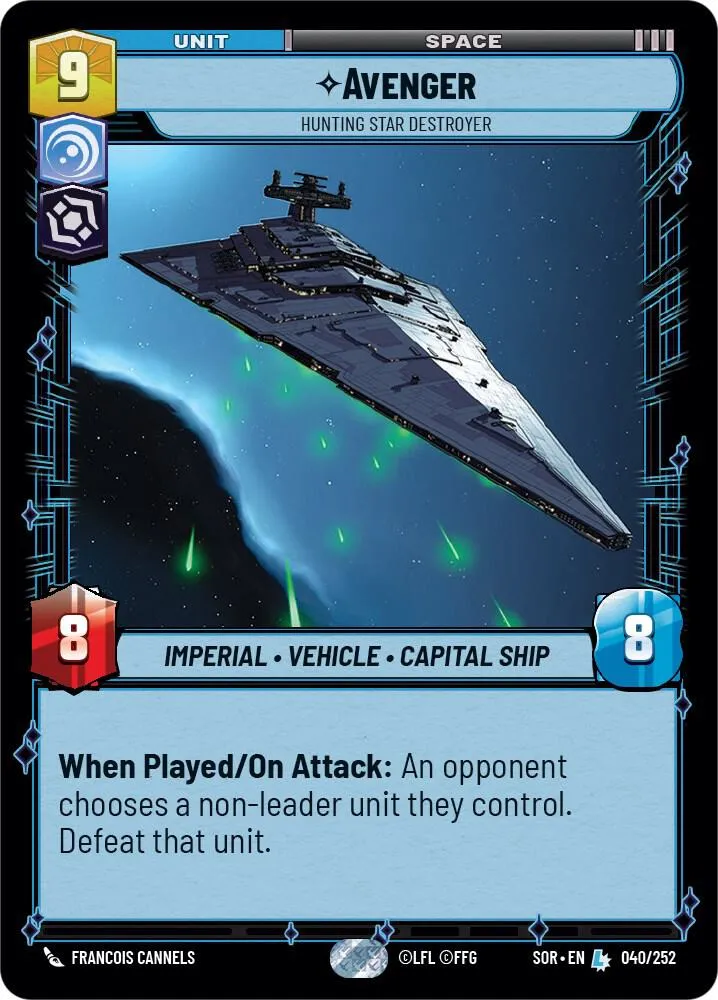 Avenger - Hunting Star Destroyer — Spark of Rebellion — Star Wars: Unlimited