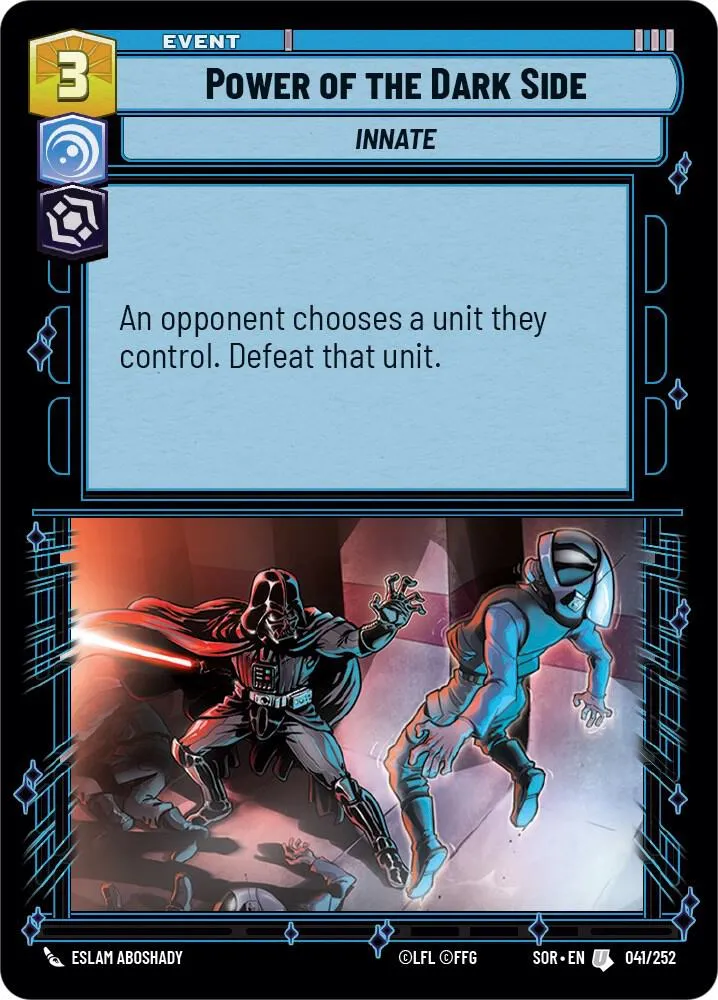 Power of the Dark Side — Spark of Rebellion — Star Wars: Unlimited