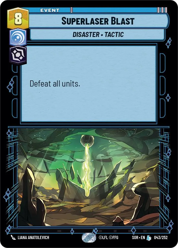 Superlaser Blast — Spark of Rebellion — Star Wars: Unlimited