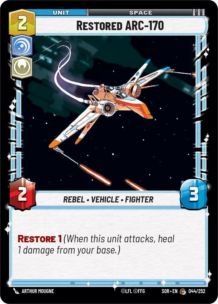 ARC-170 Restauré — Spark of Rebellion — Star Wars: Unlimited