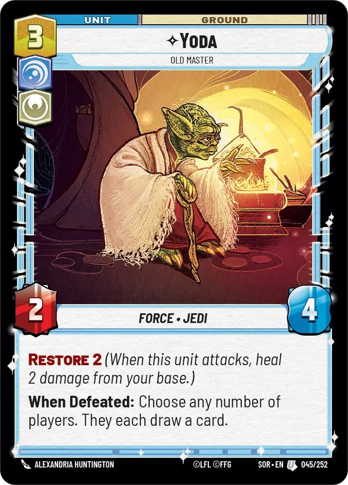 Yoda - Old Master — Spark of Rebellion — Star Wars: Unlimited