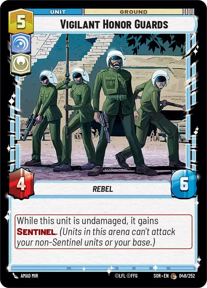 Vigilant Honor Guards — Spark of Rebellion — Star Wars: Unlimited