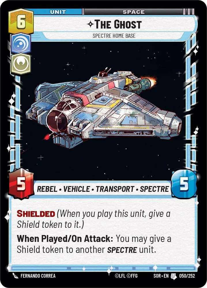 The Ghost - Spectre Home Base — Spark of Rebellion — Star Wars: Unlimited