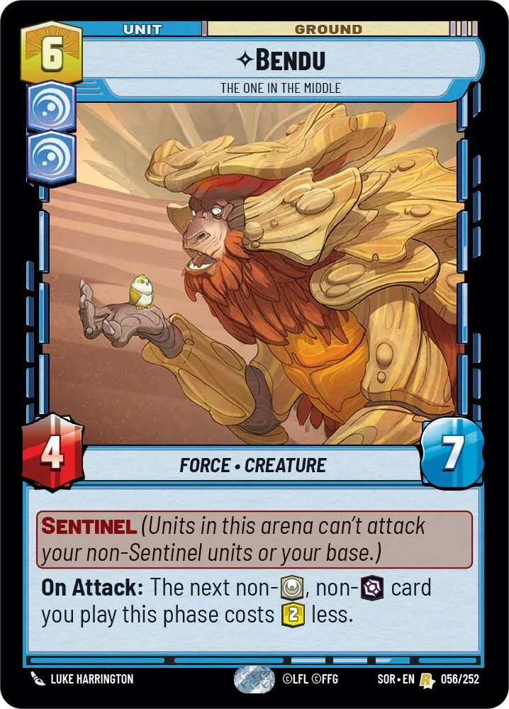 Bendu - The One in the Middle — Spark of Rebellion — Star Wars: Unlimited