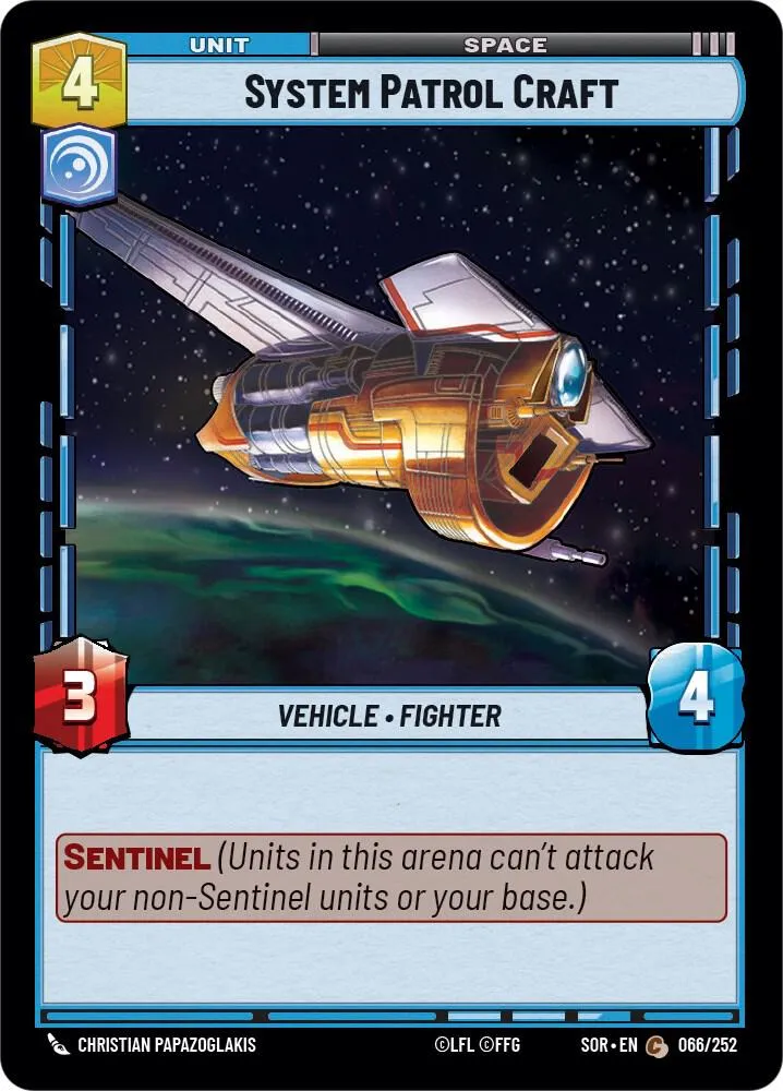 Patrouilleur de Système — Spark of Rebellion — Star Wars: Unlimited