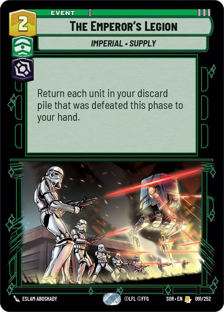 The Emperor's Legion — Spark of Rebellion — Star Wars: Unlimited