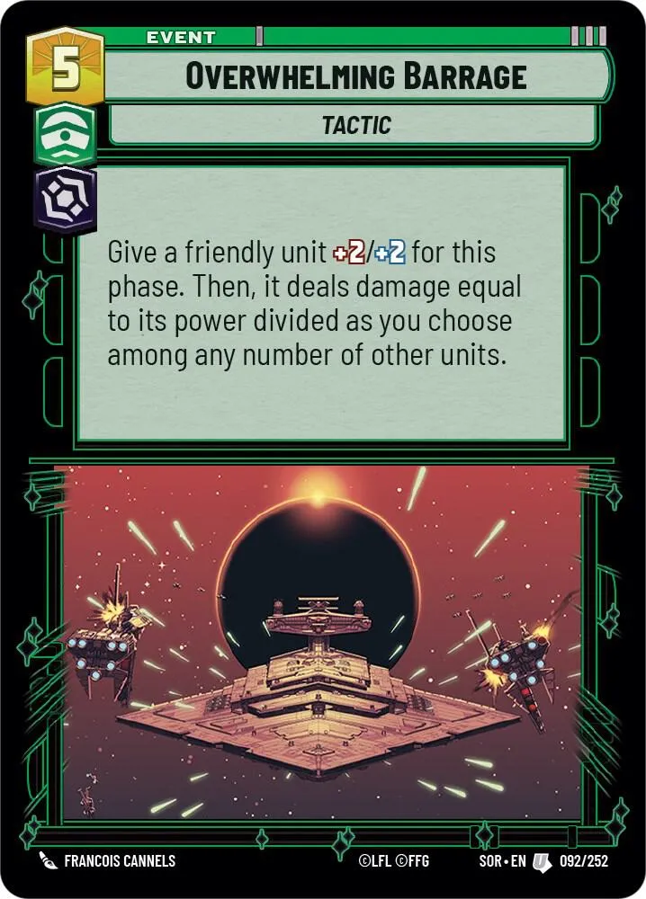Barrage Dévastateur — Spark of Rebellion — Star Wars: Unlimited