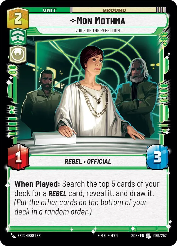 Mon Mothma - La Voix De La Rébellion — Spark of Rebellion — Star Wars: Unlimited