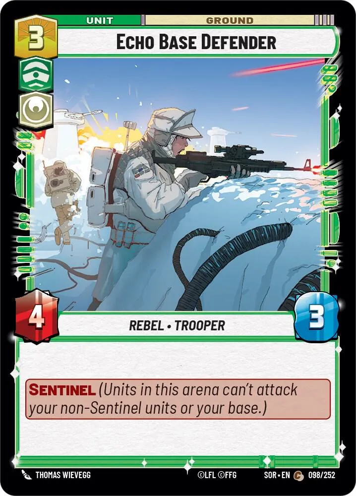 Défenseur de la Base Echo — Spark of Rebellion — Star Wars: Unlimited