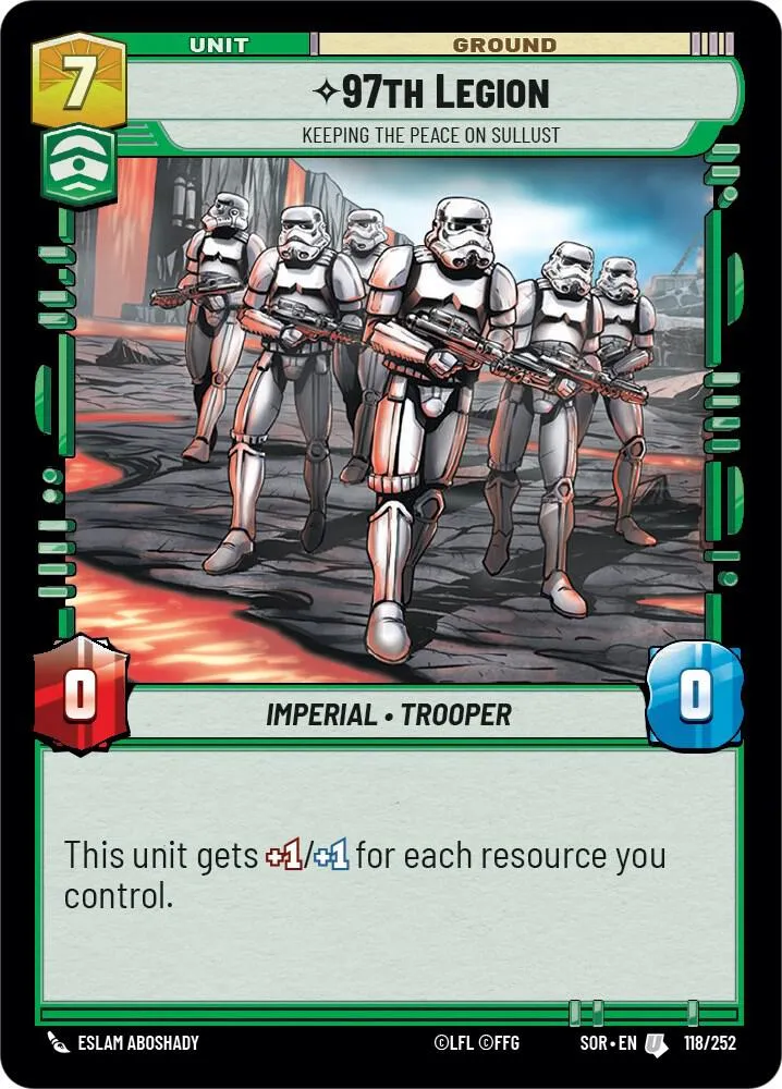97th Legion - Keeping the Peace on Sullust — Spark of Rebellion — Star Wars: Unlimited