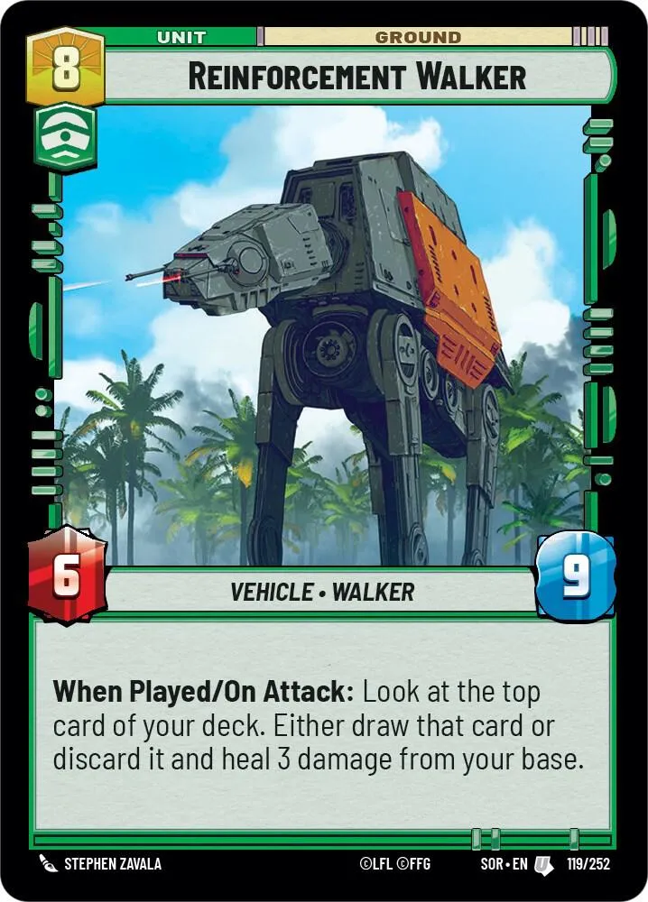 Reinforcement Walker from Spark of Rebellion - Star Wars: Unlimited