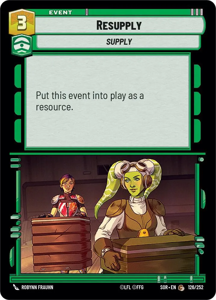 Réapprovisionnement — Spark of Rebellion — Star Wars: Unlimited
