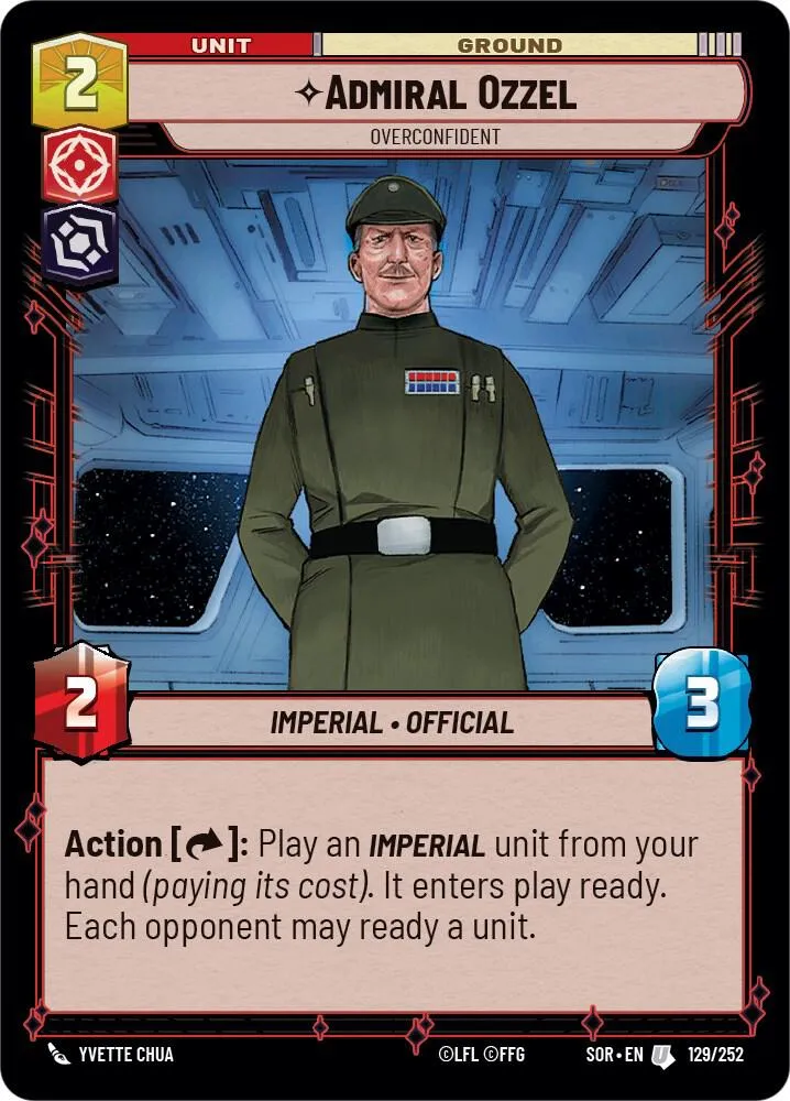 Amiral Ozzel - Présomptueux — Spark of Rebellion — Star Wars: Unlimited