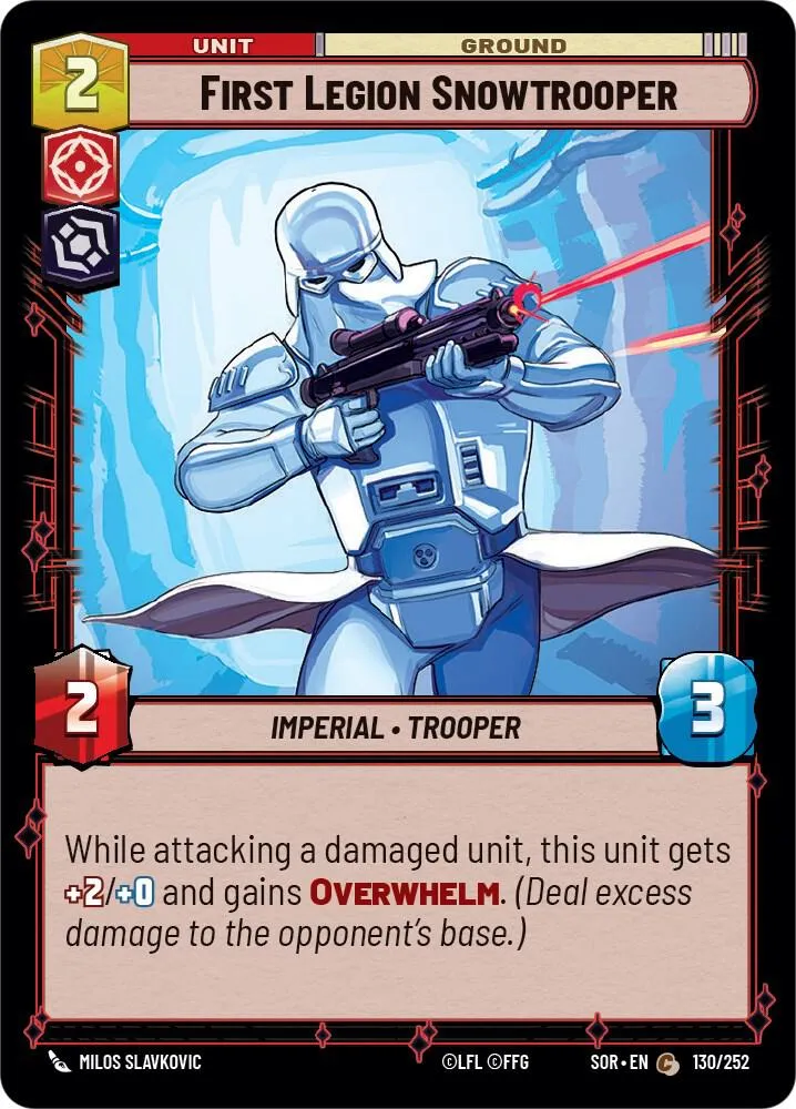 First Legion Snowtrooper from Spark of Rebellion - Star Wars: Unlimited