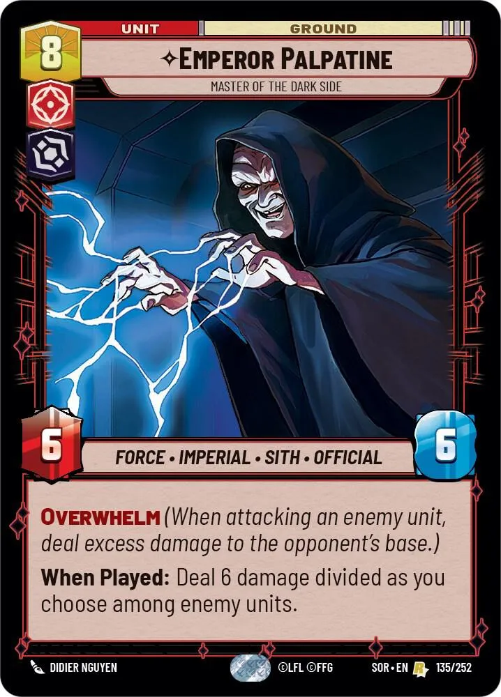 Empereur Palpatine - Maître Du Côté Obscur — Spark of Rebellion — Star Wars: Unlimited