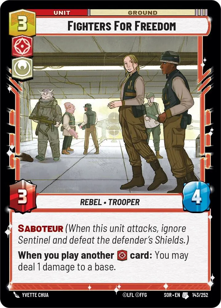 Combattants de la Liberté — Spark of Rebellion — Star Wars: Unlimited