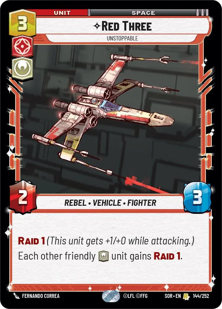 Red Trois - Inarrêtable — Spark of Rebellion — Star Wars: Unlimited